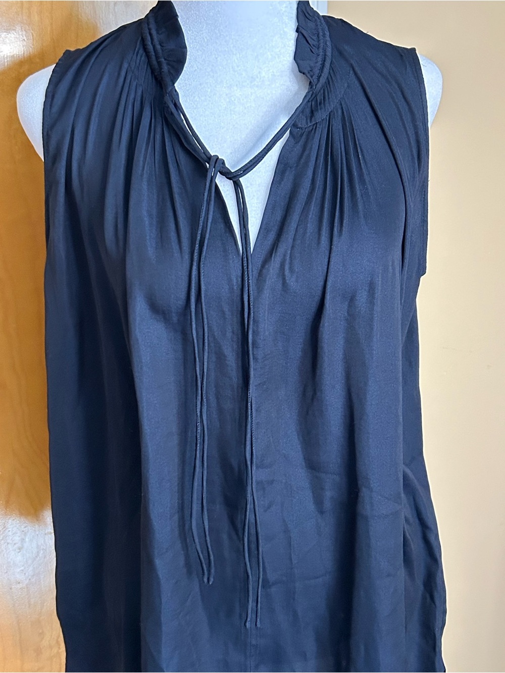 LOFT Navy Tie-Neck Sleeveless Camisole